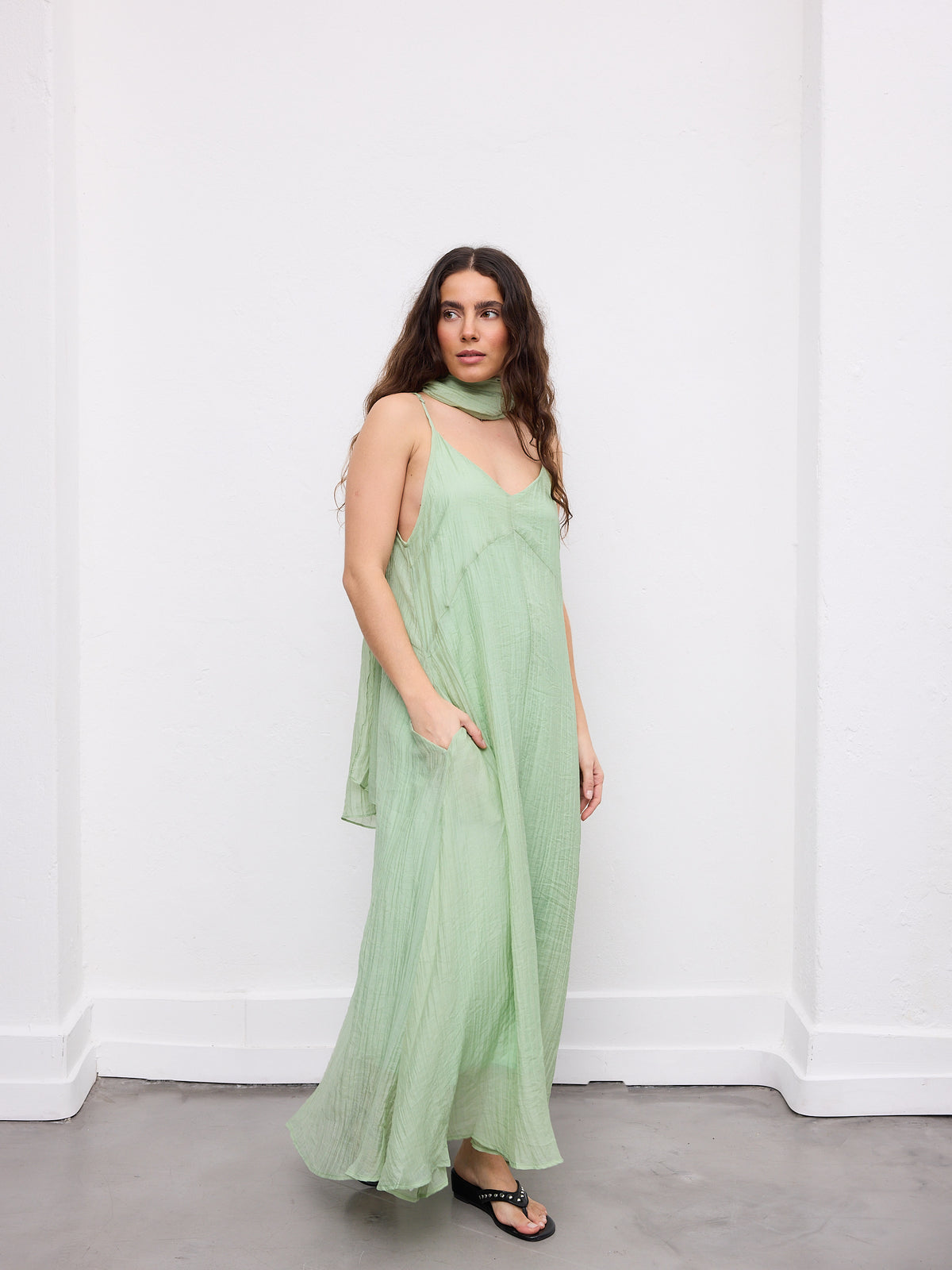 Vestido Salvia