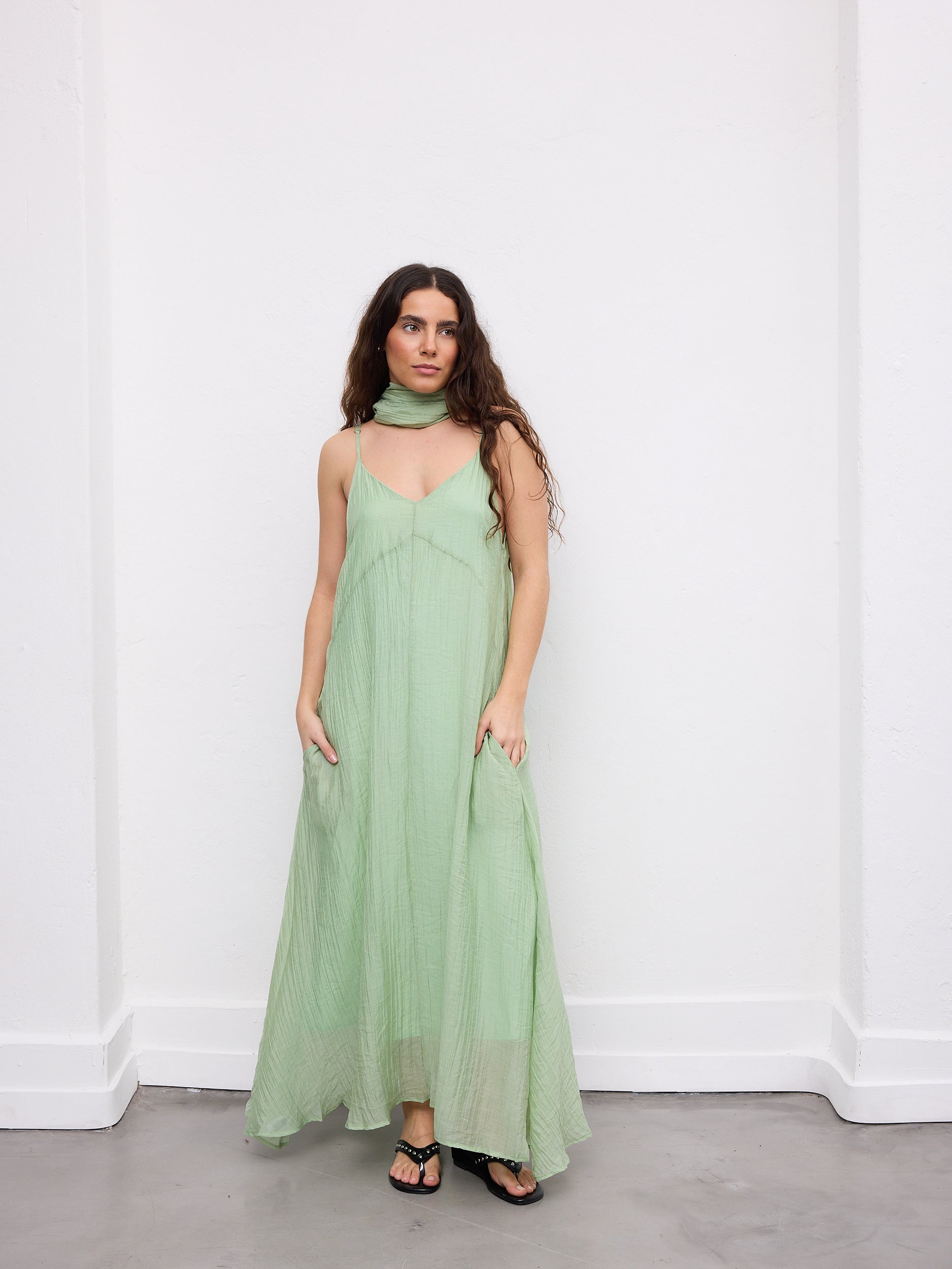 Vestido Salvia